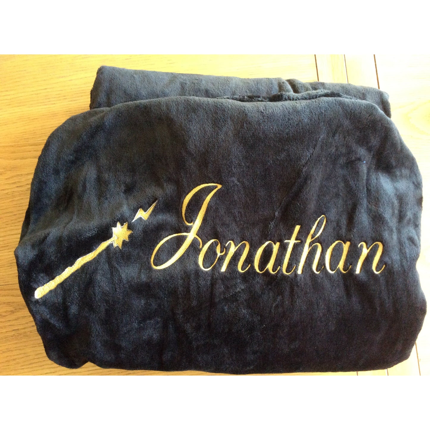 Mens Personalised Embroidered Non Hooded Dressing Gown