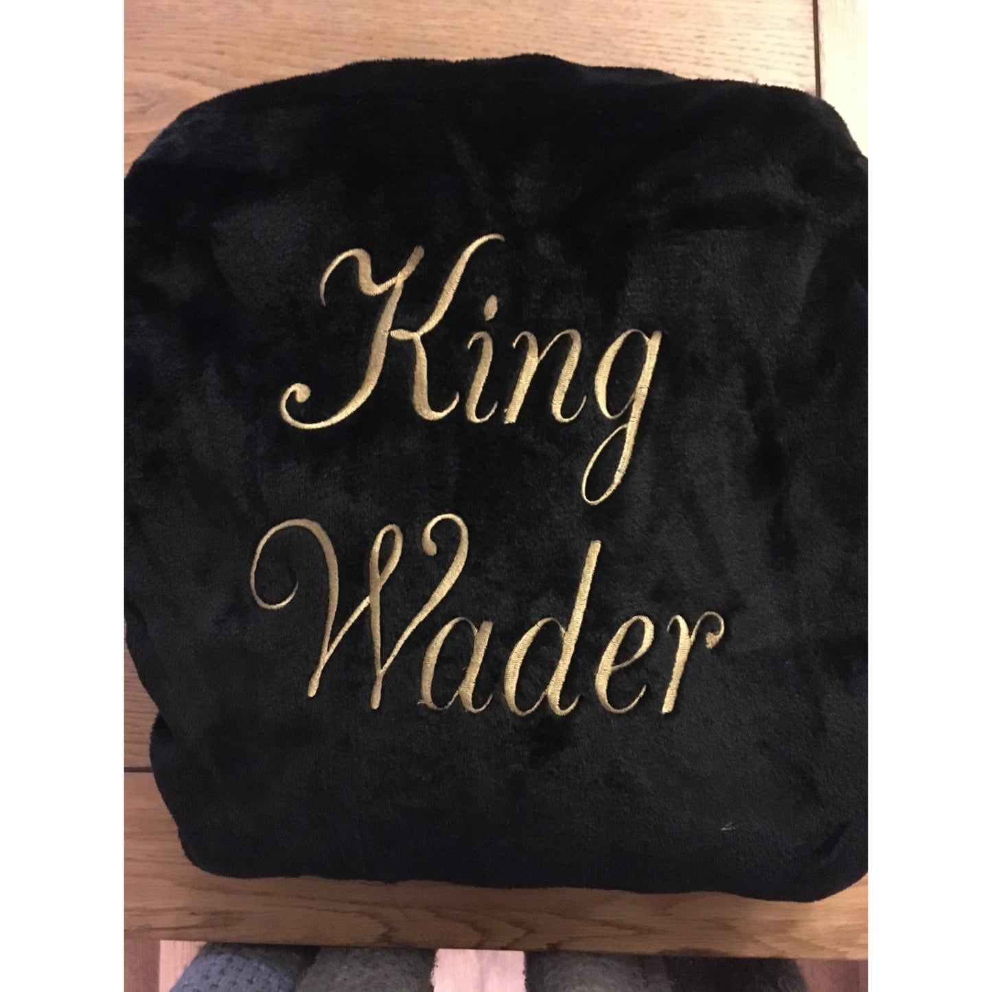 Mens Personalised Embroidered Hooded Dressing Gown