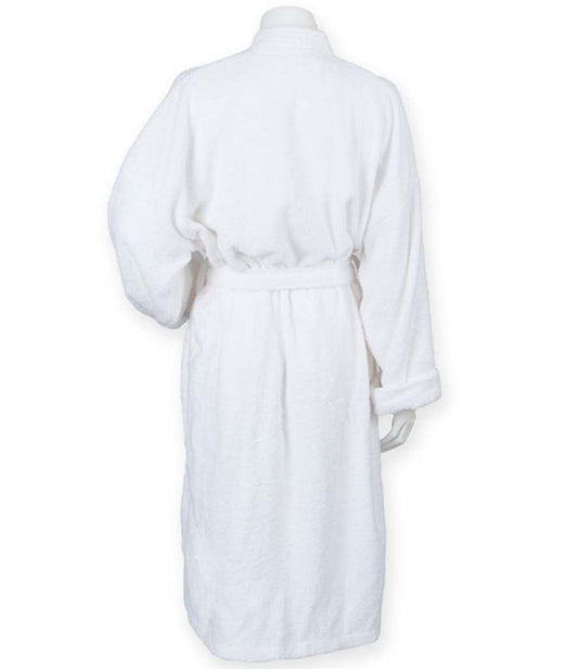 Personalised  Embroidered Non Hooded Towelling Dressing Gown/Bathrobe